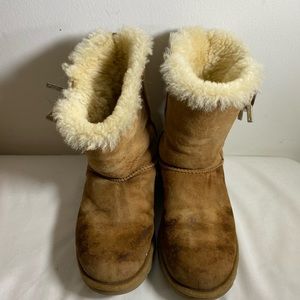 UGG Boots Pala Corset RibbonTan Boots 8‎